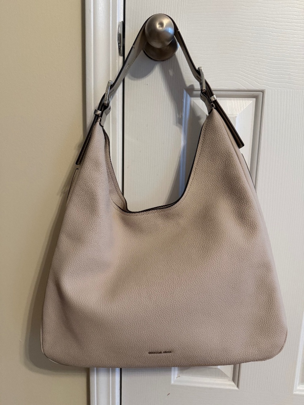 Michael Kors Nolita Large Pebbled Leather Hobo Shoulder Bag